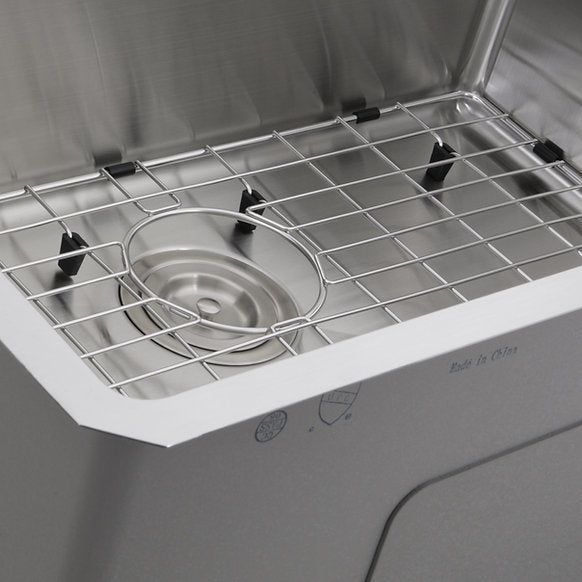 Nantucket Sinks Pro Series Rectangle Single Bowl Undermount Small Radius Corners Stainless Steel Kitchen Sink, 16 Gauge Model# SR3018