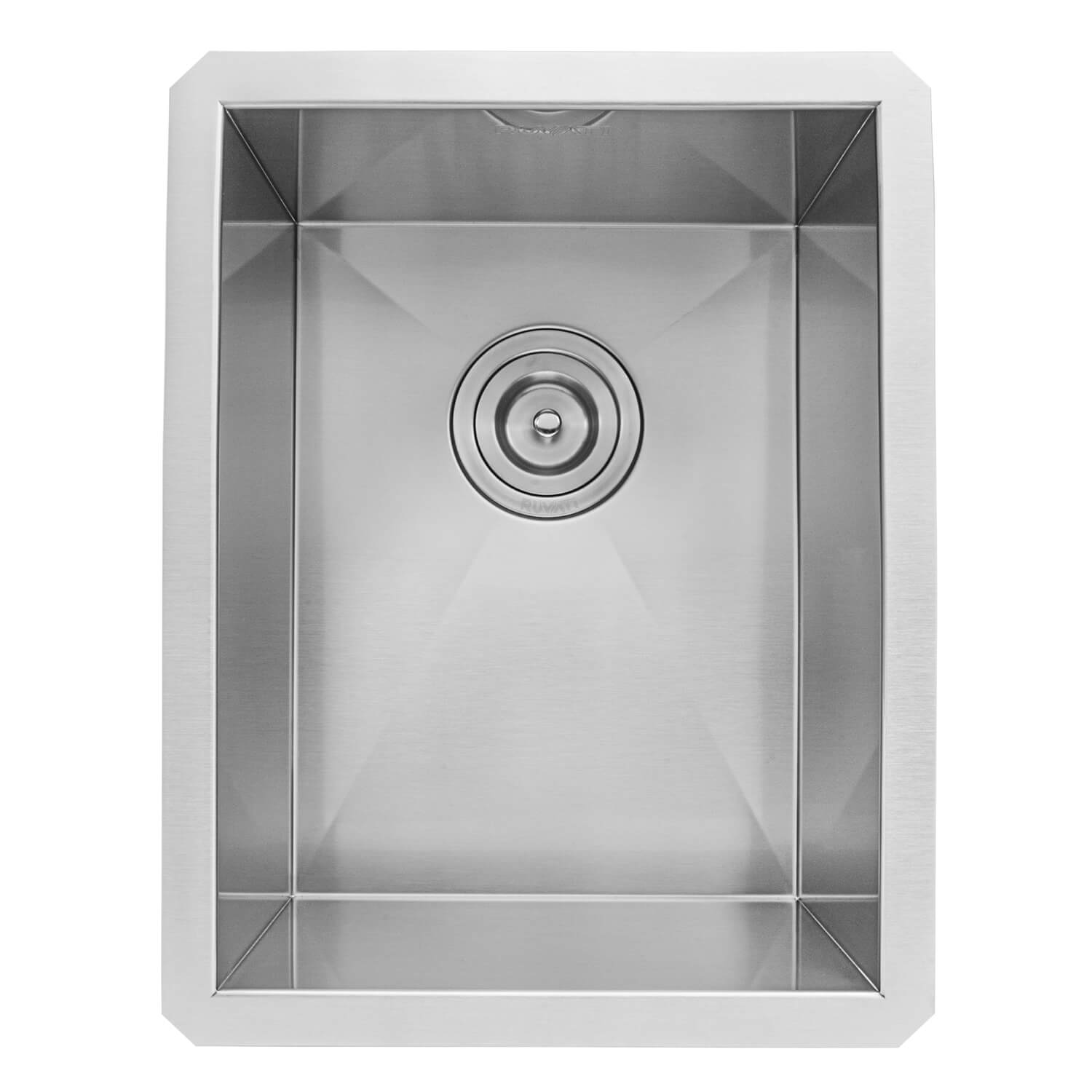 Nesta Ruvati 14-inch Undermount 16 Gauge Zero Radius Bar Prep Kitchen Sink Stainless Steel Single Bowl – Model# RVH7110