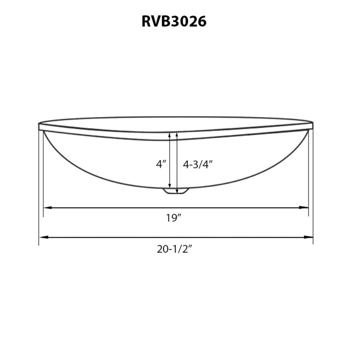 Murano Model: RVB3026 Ruvati 20 inch Murano Glass Art Drop In Round Decorative Pattern Bathroom Sink – Nautilus Brown – RVB3026