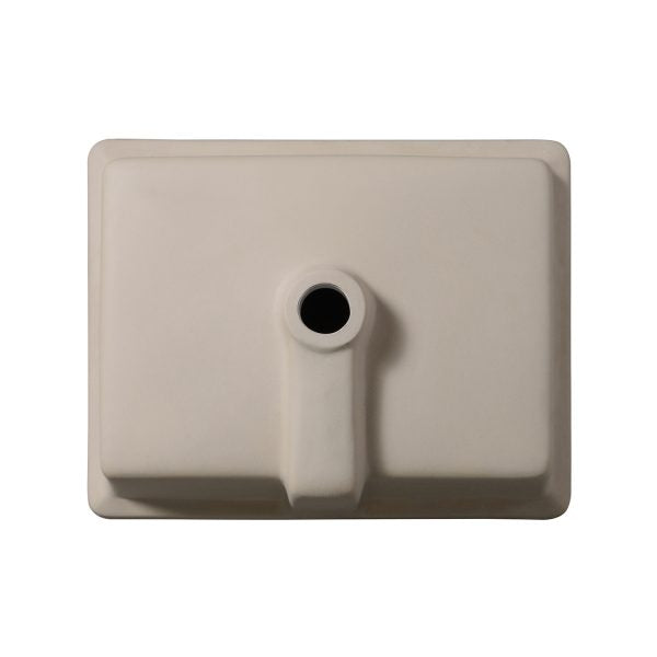 Oakland 17″ x 13″ White Rectangular Undermount Ceramic Bathroom Sink with Overflow Drain – Model# LVU1713W