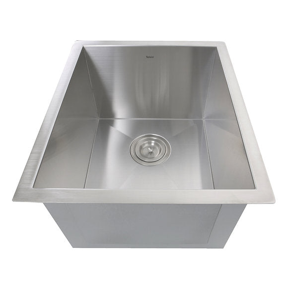Nantucket Sinks - 15" Pro Series Rectangle Undermount Zero Radius Stainless Steel Bar/Prep Sink Model# ZR1815