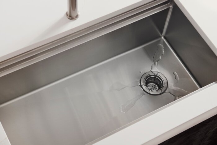 Dual-Tier Pro Ruvati 45-inch Workstation Two-Tiered Ledge Kitchen Sink Undermount 16 Gauge Stainless Steel – Model# RVH6333ST