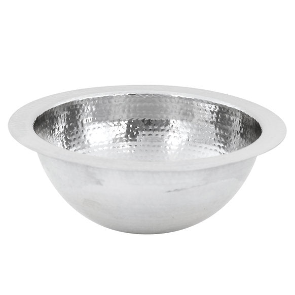 Nantucket Sinks - 13" Hand Hammered Round Stainless Steel Bar/Prep Sink Model# ROS
