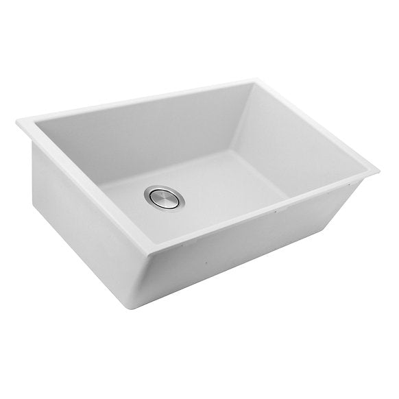 Nantucket Sinks - 33" Undermount Granite Composite Sink In White Color Model# PR3320-W-UM