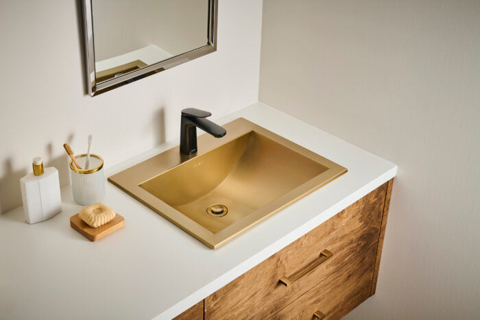 Este Model: RVF5135MB Ruvati Este Single Hole Modern Transitional Bathroom Vanity Faucet in Matte Black – RVF5135MB