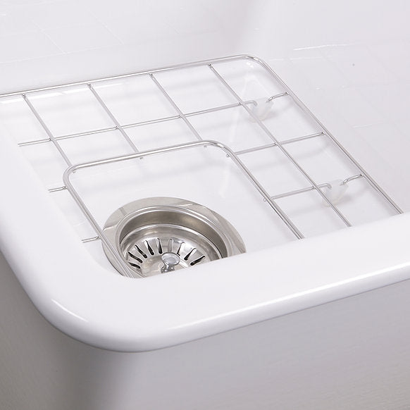 Nantucket Sinks - 18" Undermount Or Top Mount Fireclay Kitchen/Bar/Prep Sink Model# Wellfleet-1818W