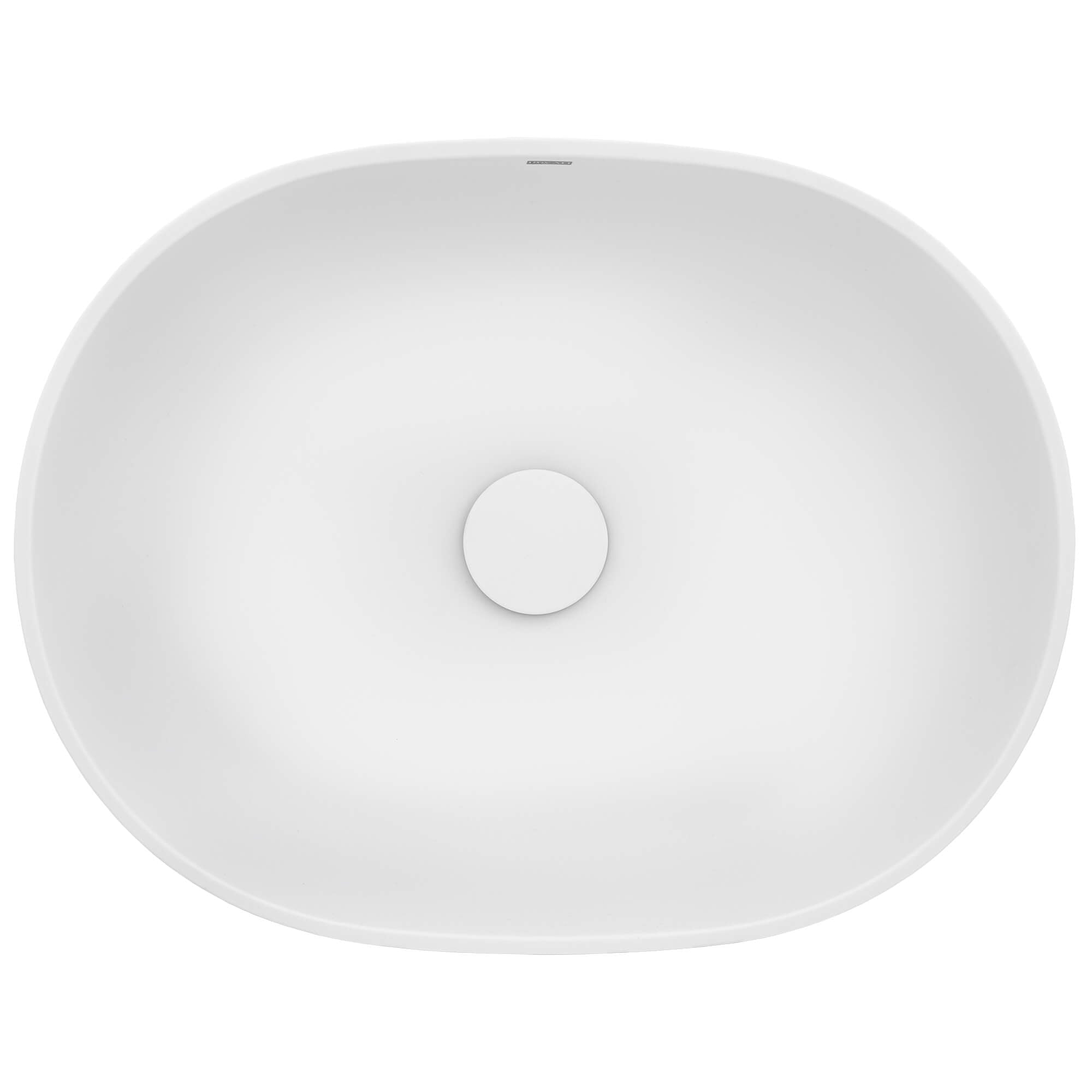 Canali Model: RVB2119WH Ruvati 19-inch Matte White epiStone Solid Surface Modern Bathroom Vessel Sink – RVB2119WH