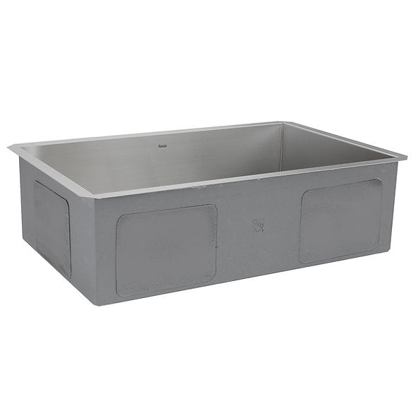 Nantucket Sinks - 28" Pro Series Large Rectangle Single Bowl Undermount Zero Radius Stainless Steel Kitchen Sink Model# ZR2818-16