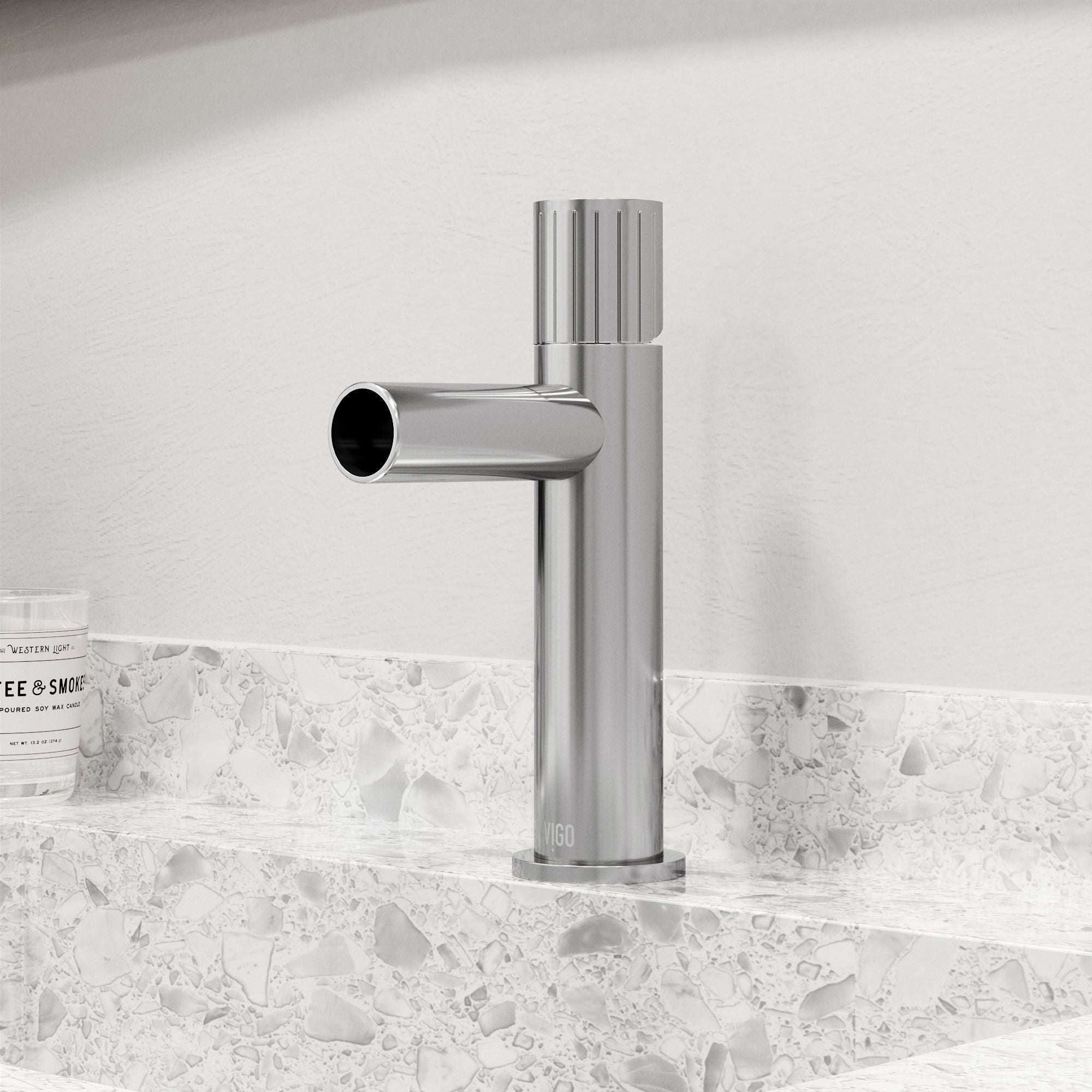 VIGO - Ashford Single Hole Bathroom Faucet In Chrome Model# VG01052CH