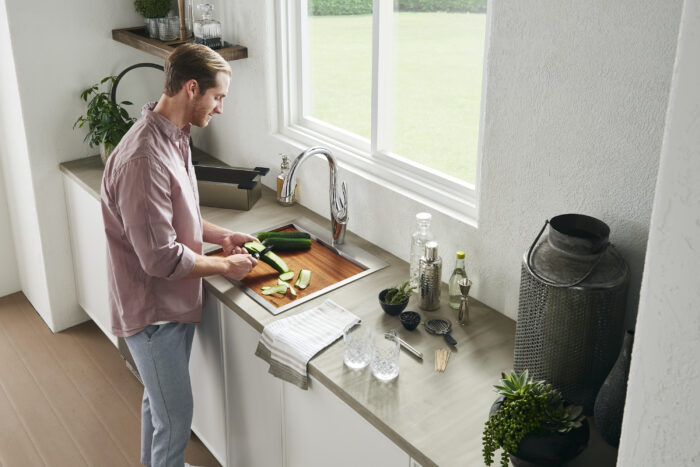 Vino Ruvati 15 x 15"Workstation Drop-in Topmount Bar Prep RV Sink 16 Gauge Stainless Steel – Model # RVH8215