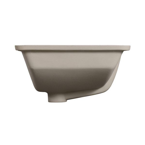 Oakland 18″ x 12″ White Rectangular Undermount Ceramic Bathroom Sink with Overflow Drain – Model# LVU1812W