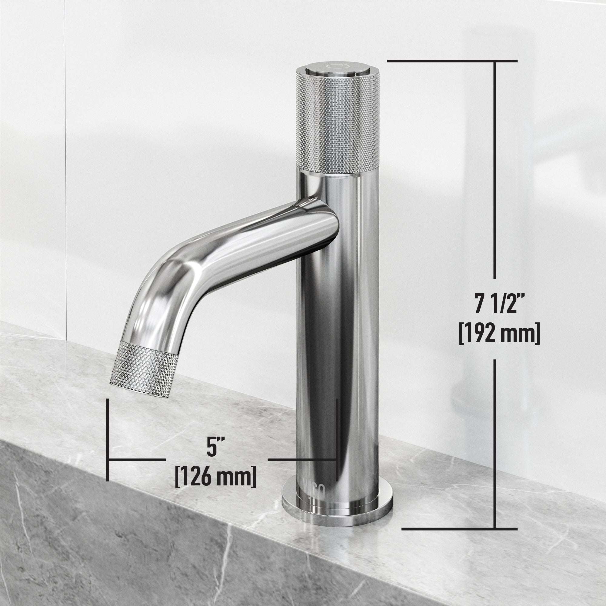 VIGO - Apollo Single Hole Bathroom Faucet In Chrome Model# VG01048CH