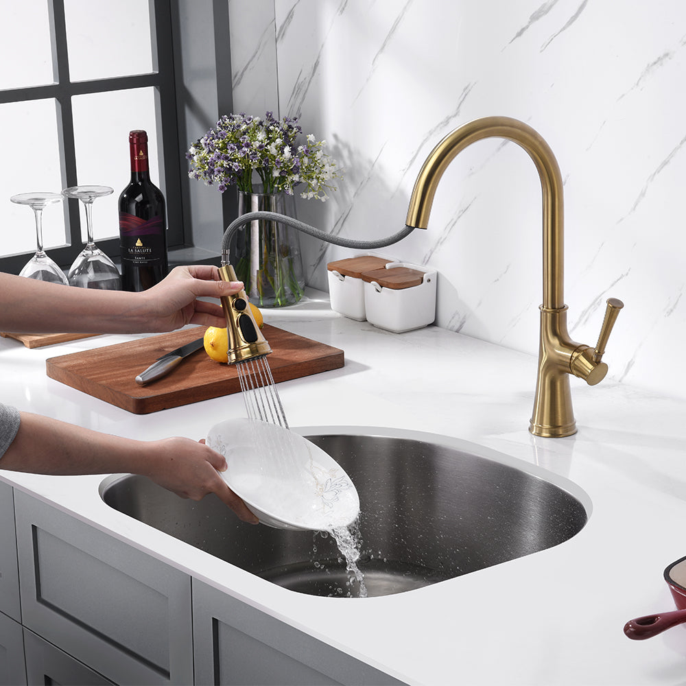 Oakland 23″ D Shape Undermount Stainless Steel Single Bowl Kitchen Sink Model# KSU23219
