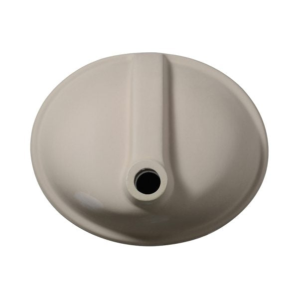 Oakland 16″ x 13″ White Oval Undermount Ceramic Bathroom Sink with Overflow Drain – Model# LVU1613W