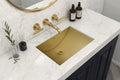 Ariaso Ruvati 30" x 14" Brushed Gold Rectangular Bathroom Sink Undermount – Model# RVH6120GG