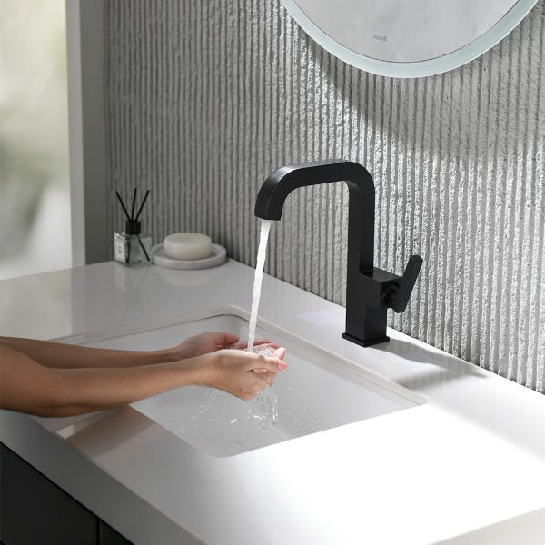 Oakland Single Handle Bathroom Sink Faucet with Pop Up Drain in MB Model# KSB1142MB