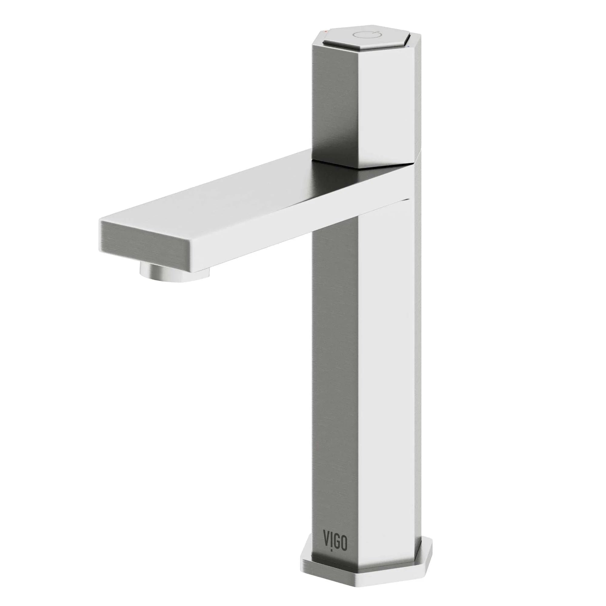 VIGO - Hart Nova Single Hole Bathroom Faucet In Brushed Nickel Model# VG01053BN