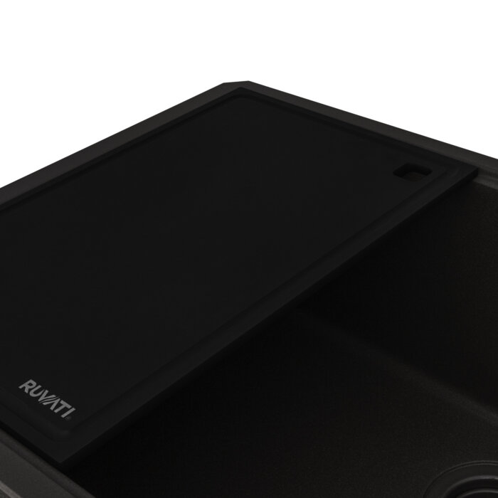 epiStage Model: RVG2306ES Ruvati 33-inch Granite Composite Quartz Undermount Workstation Kitchen Sink Espresso – RVG2306ES