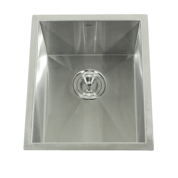 Nantucket Sinks - 15" Pro Series Rectangle Undermount Zero Radius Stainless Steel Bar/Prep Sink Model# ZR1815