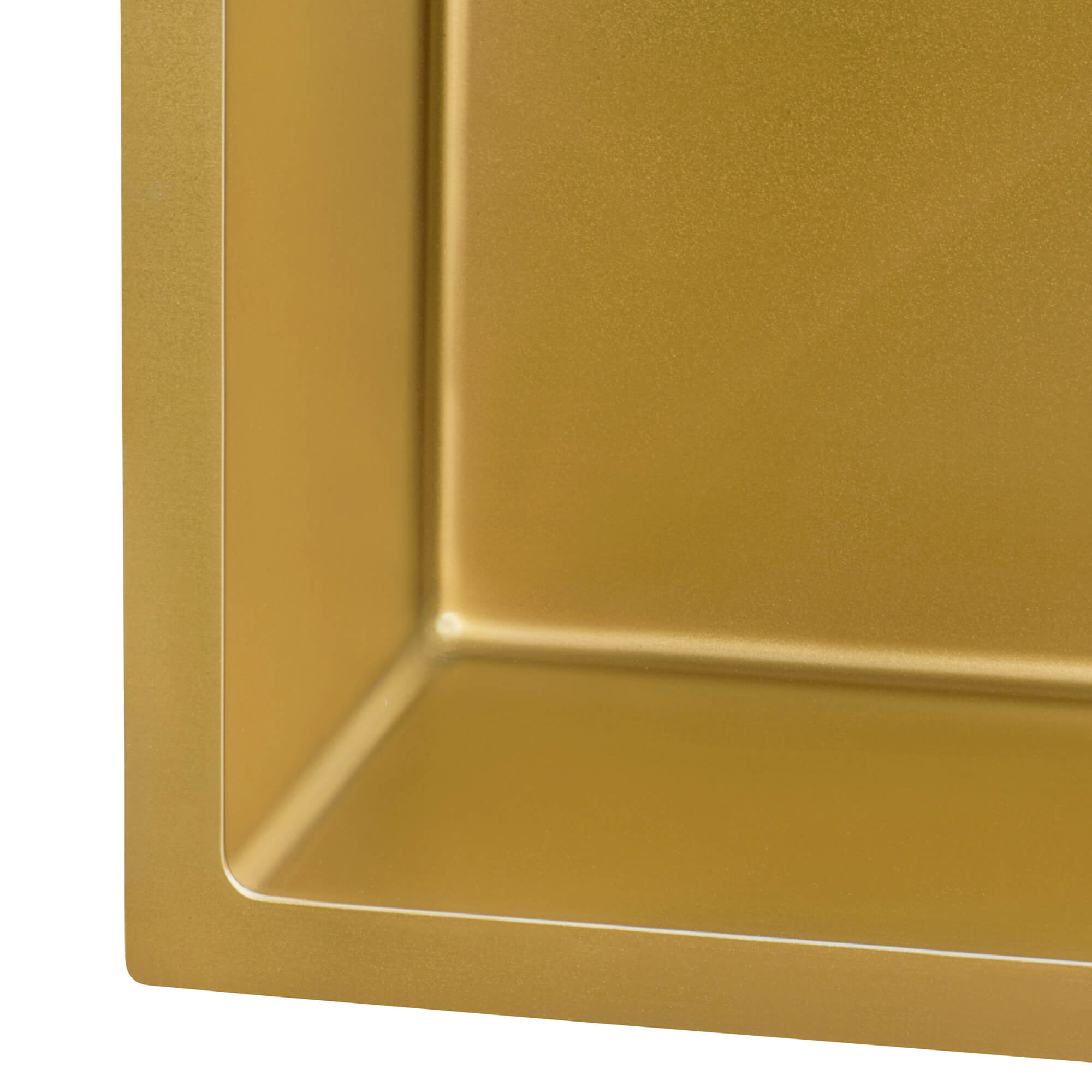 Terraza Ruvati 14" Matte Gold Stainless Steel Undermount Bar Prep Sink – Model# RVH7114GG