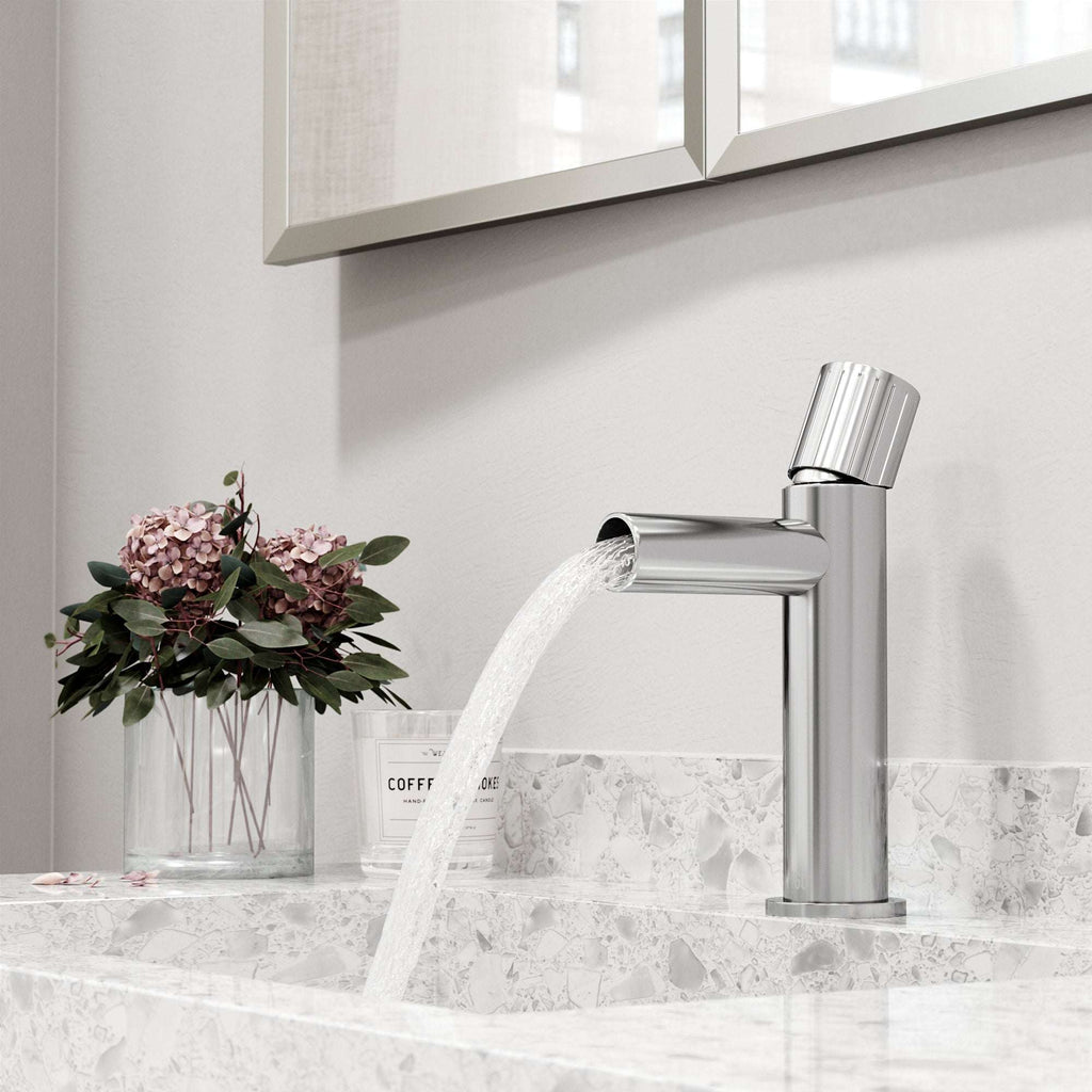 VIGO - Ashford Single Hole Bathroom Faucet In Chrome Model# VG01052CH