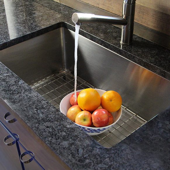 Nantucket Sinks Pro Series Rectangle Single Bowl Undermount Small Radius Corners Stainless Steel Kitchen Sink, 16 Gauge Model# SR3018