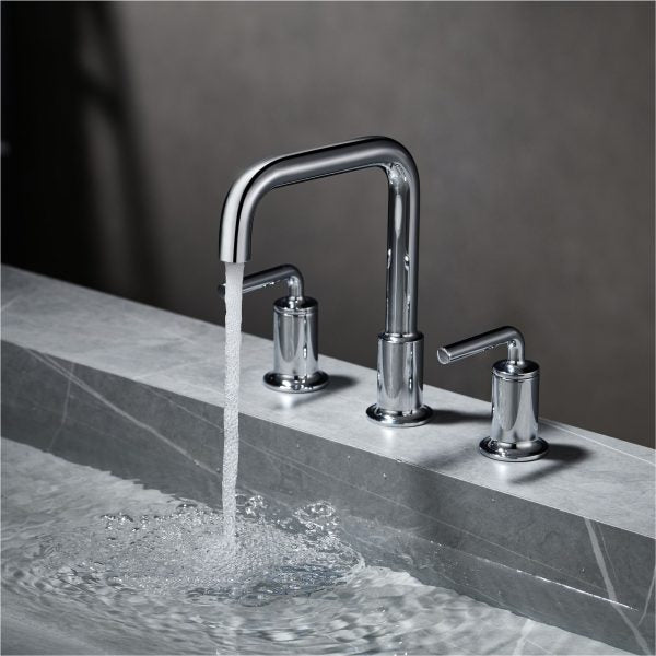 Oakland Wide Spread 3 Hole Bathroom Sink Faucet with Pop Up Drain in Chrome Model# KSB8236C