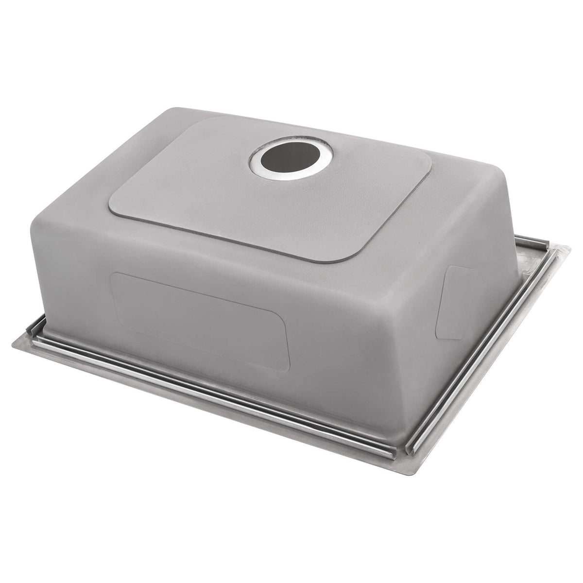Ruvati 28 x 22 inch Drop-in Topmount Workstation Kitchen Sink 16 Gauge Stainless Steel Single Bowl – RVM5228