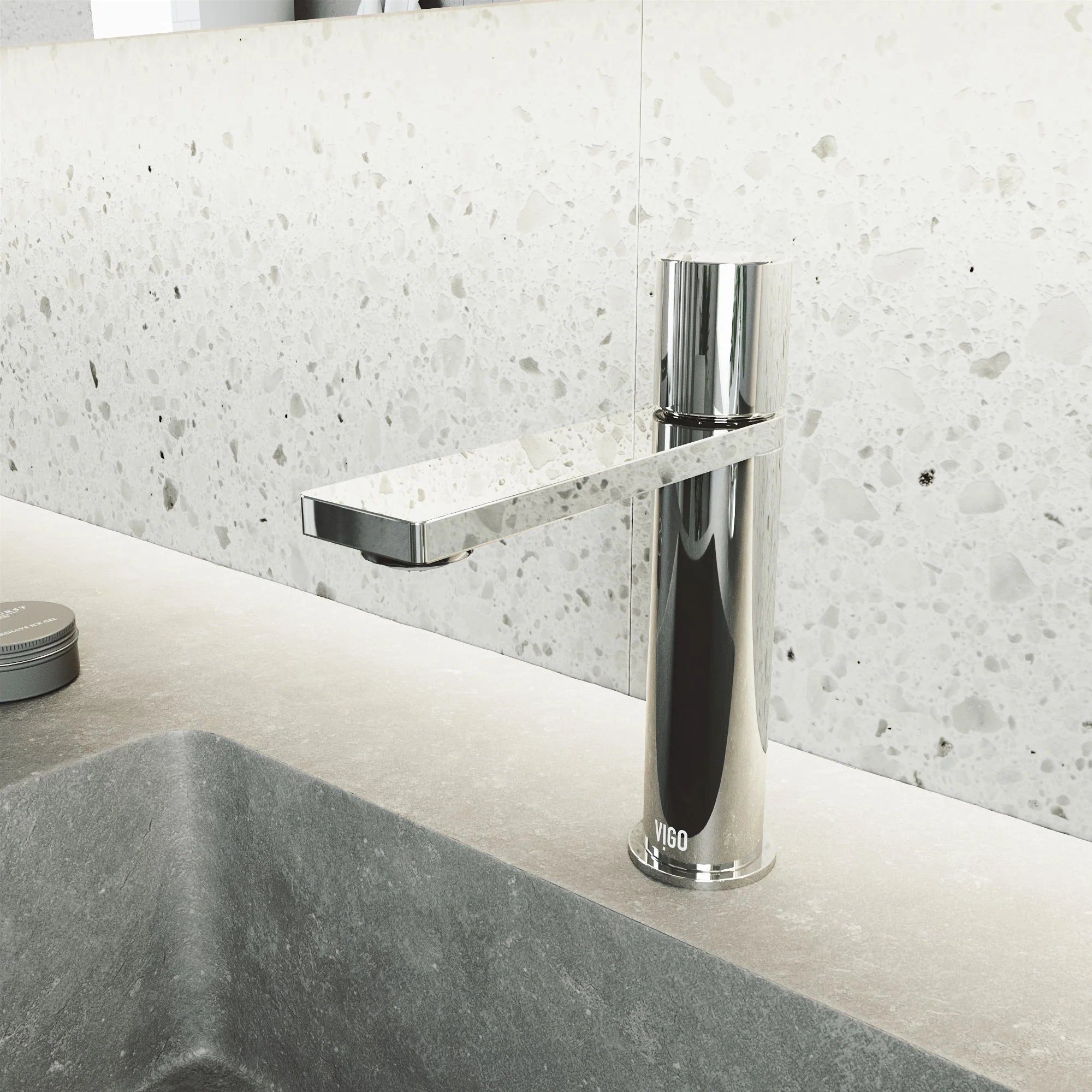 VIGO - Elan Single Hole Bathroom Faucet In Chrome Model# VG01045CH