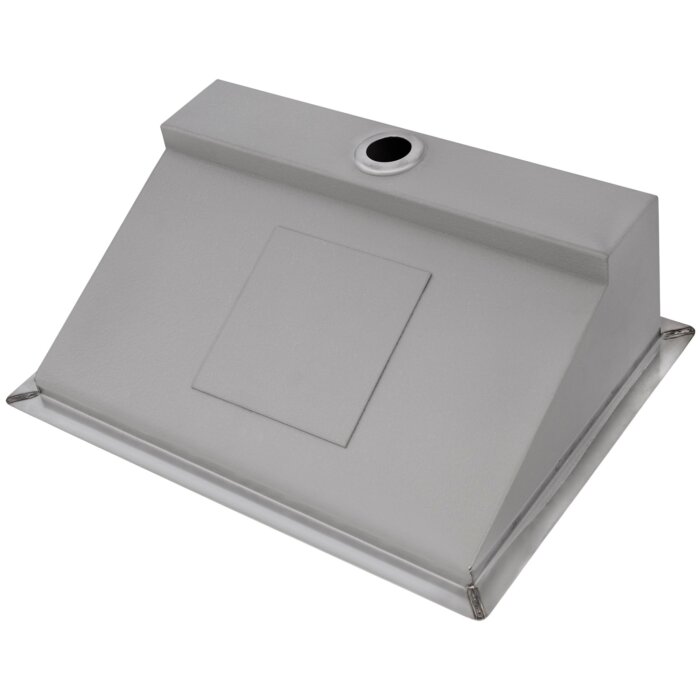 Ariaso Ruvati 20" x 14" Brushed Stainless Steel Undermount Ramp Bathroom Sink Stainless Steel – Model# RVH6140ST