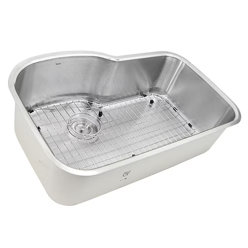 Nantucket Sinks - Oblong Undermount Stainless Steel Kitchen Sink, 16 Gauge Model#  MOBYXL-16