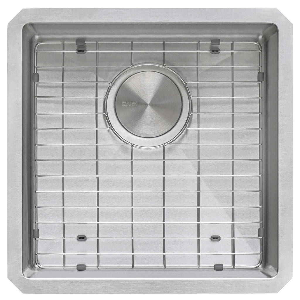 Gravena Ruvati 18" Undermount Bar Prep 16 Gauge Kitchen Sink Round Corners Stainless Steel Single Bowl – Model# RVH7118