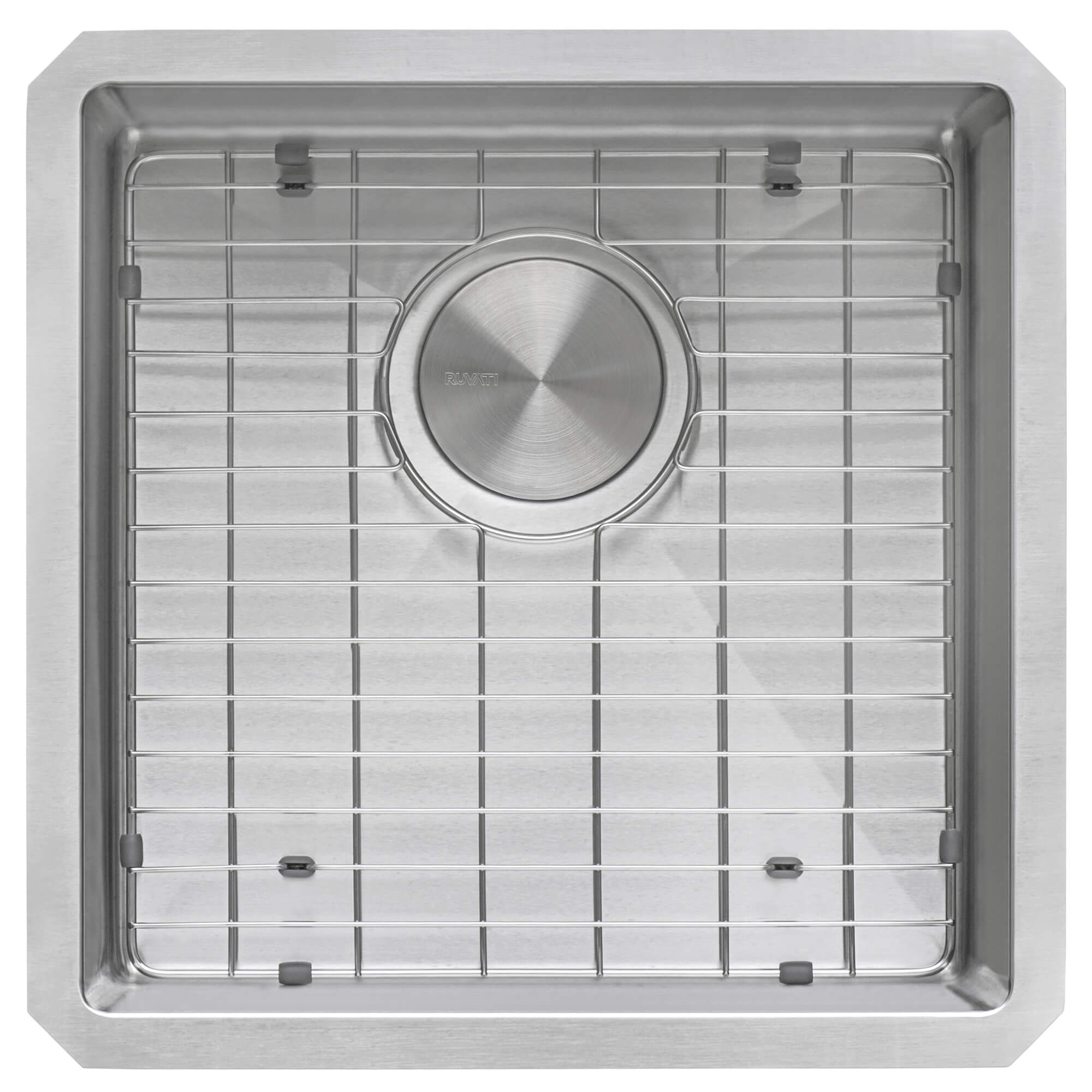 Gravena Ruvati 18" Undermount Bar Prep 16 Gauge Kitchen Sink Round Corners Stainless Steel Single Bowl – Model# RVH7118