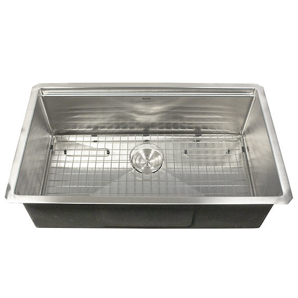 Nantucket Sinks - All-Weather Undermount Outdoor Stainless Steel WorkStation Sink Model# AW-PS-3219-16