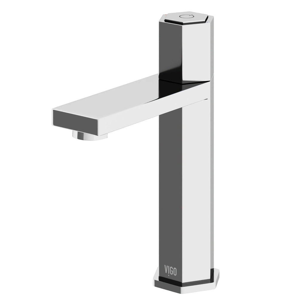 VIGO - Hart Nova Single Hole Bathroom Faucet In Chrome Model# VG01053CH