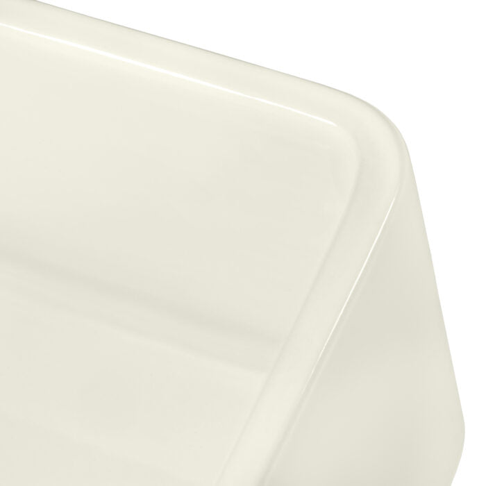 Fiamma Ruvati 33" x 20" Fireclay Reversible Farmhouse Apron-Front Kitchen Sink Single Bowl – Biscuit – Model# RVL2300BS