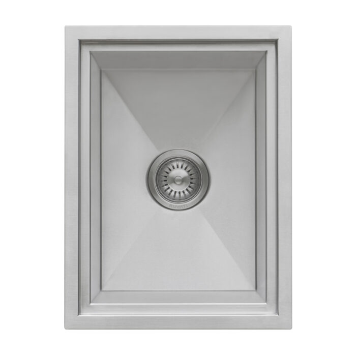 Merino Model: RVQ6215 Ruvati Insulated Ice Chest Sink 15" x 20" Outdoor BBQ Marine Grade T-316 Top Mount Stainless Steel – Model# RVQ6215