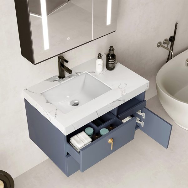 Oakland 16″ x 11″ White Rectangular Undermount Ceramic Bathroom Sink with Overflow Drain – Model# LVU1611-W
