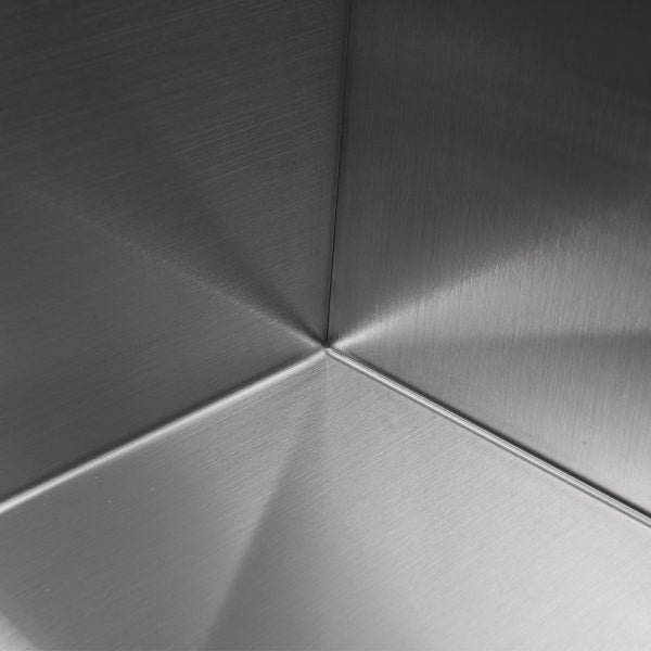 30″ Zero Radius Undermount Single Bowl Stainless Steel Kitchen Sink Model #KSH301810S