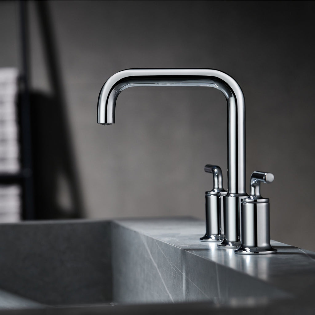 Oakland Wide Spread Bathroom Sink Faucet with Pop Up Drain in Chrome– Model #KSB8236C