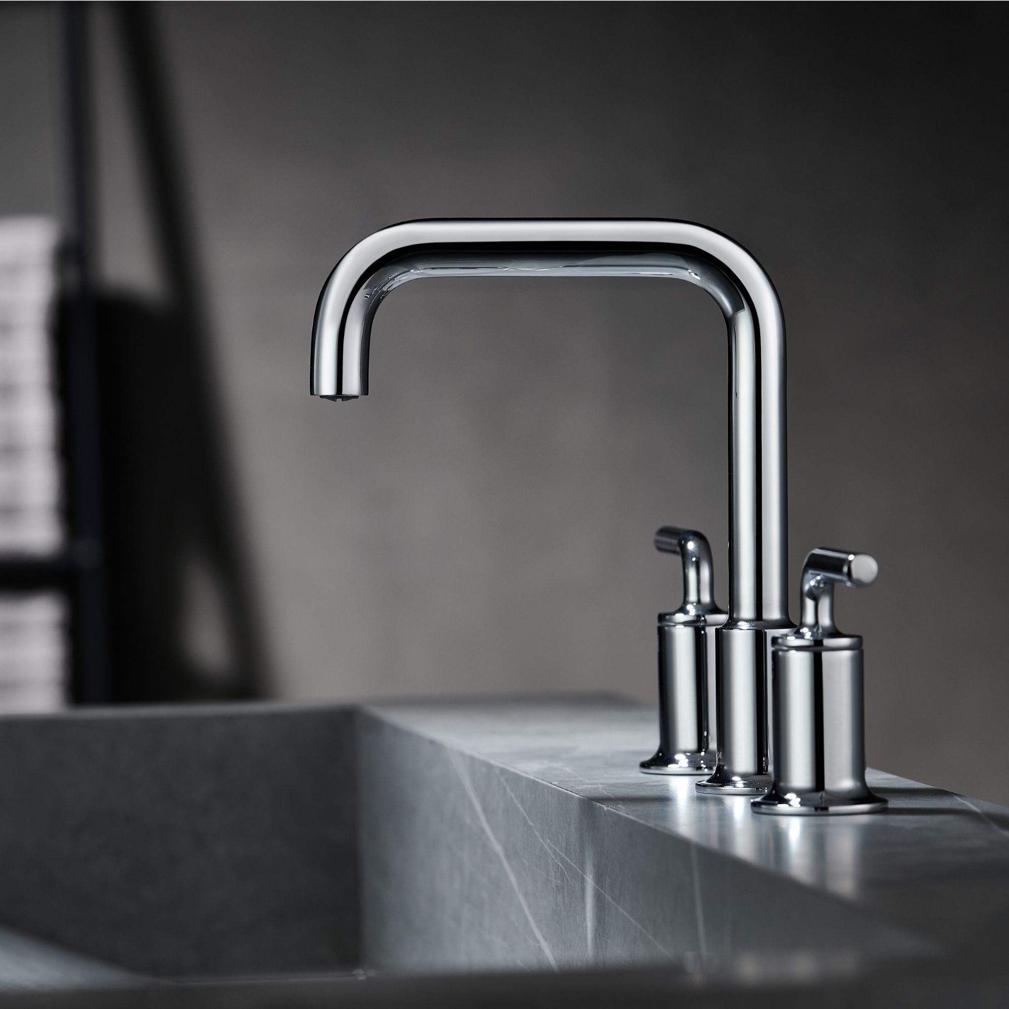 Oakland Wide Spread Bathroom Sink Faucet with Pop Up Drain in Chrome– Model #KSB8236C