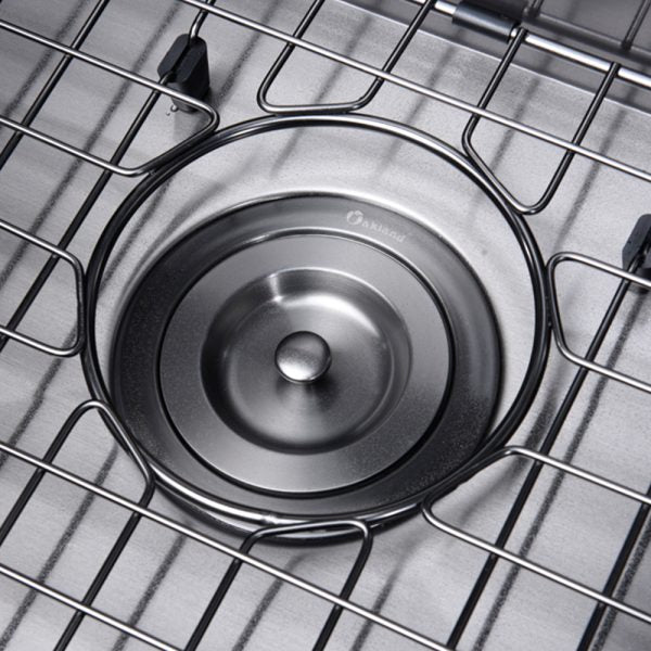 Oakland 33″ Workstation Farmhouse Kitchen Sink 90 Degree Square with Curved Front In Matte Black Model# WSF332110MB