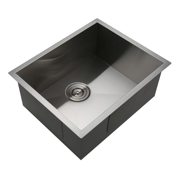 22″ Zero Radius Undermount Single Bowl Stainless Steel Kitchen Sink - Model #KSH22189S