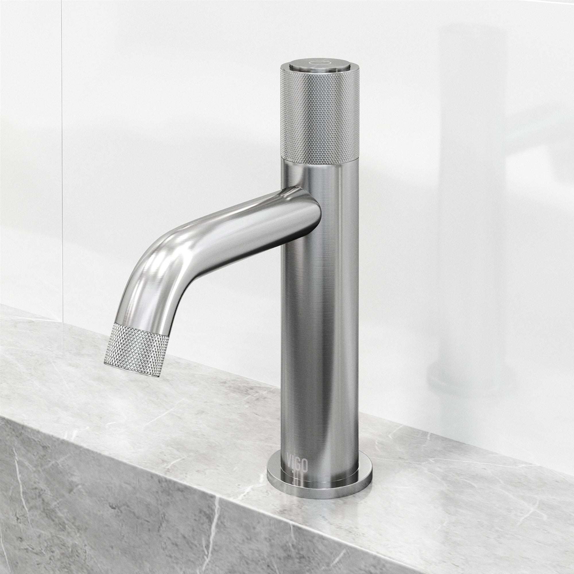 VIGO - Apollo Single Hole Bathroom Faucet In Brushed Nickel Model# VG01048BN