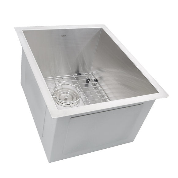 Nantucket Sinks - 15" Pro Series Rectangle Undermount Zero Radius Stainless Steel Bar/Prep Sink Model# ZR1815