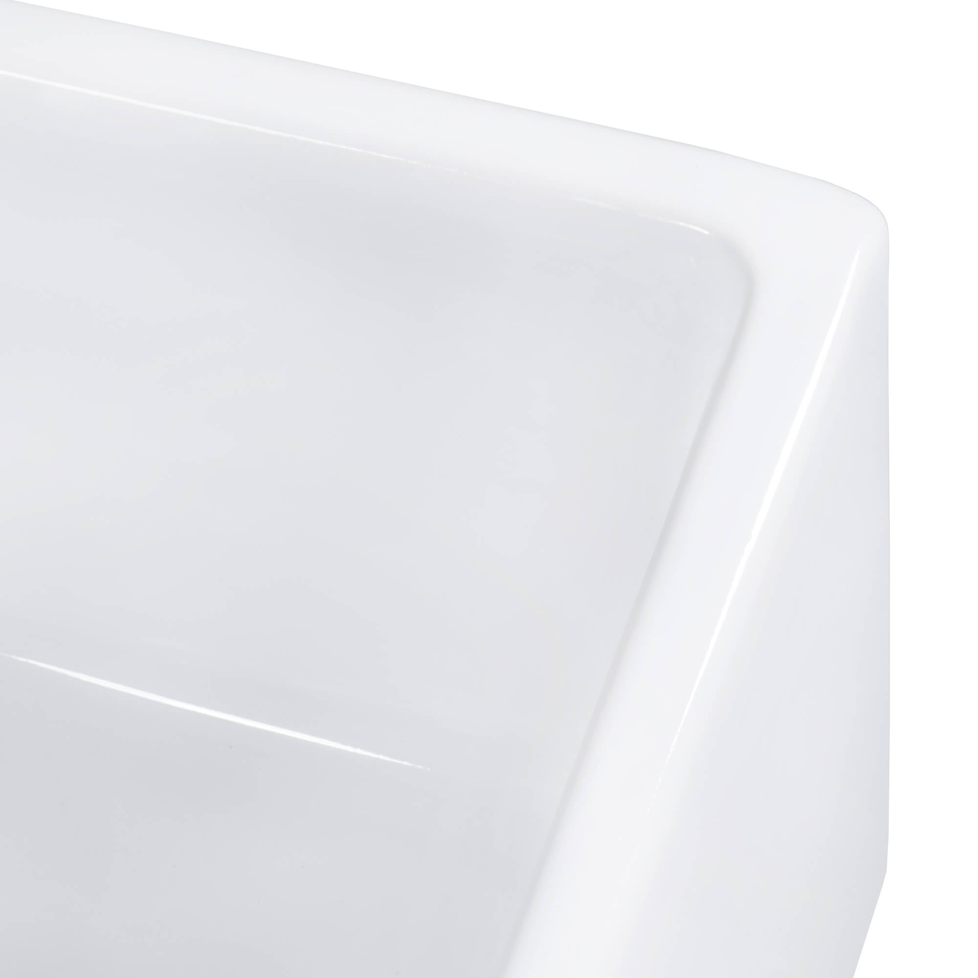 Fiamma Model: RVL2311WH Ruvati 33 x 18 inch Fireclay Farmhouse Apron-Front Kitchen Sink Double Bowl – White – RVL2311WH