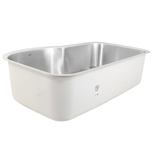 Nantucket Sinks - Oblong Undermount Stainless Steel Kitchen Sink, 16 Gauge Model#  MOBYXL-16