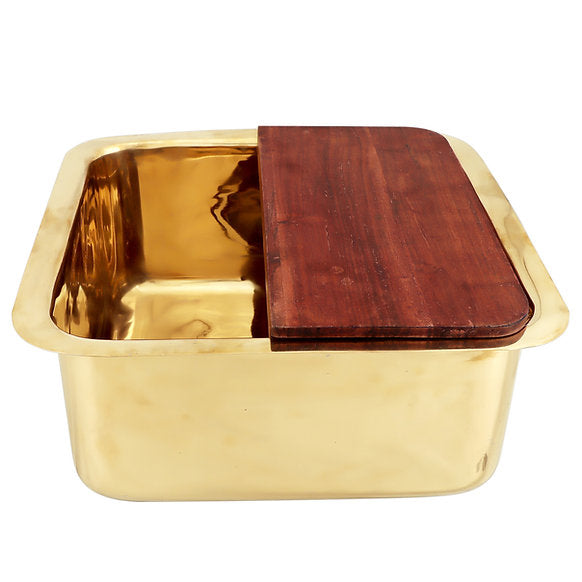 Nantucket Sinks Square Brass Undermount Bar/Prep Sink Model# SQRB-7SM