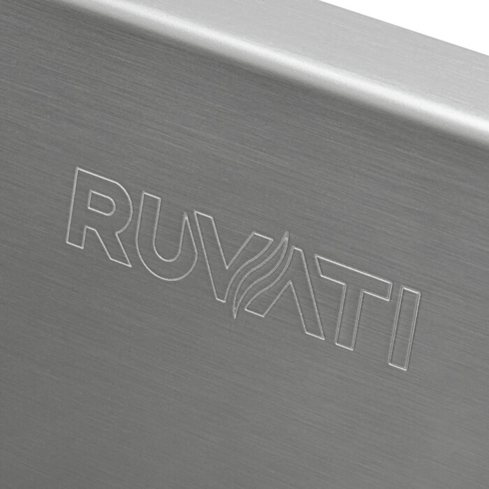 Nesta Model: RVH7350 Ruvati 30-inch Undermount 50/50 Double Bowl Zero Radius 16 Gauge Stainless Steel Kitchen Sink – Model# RVH7350