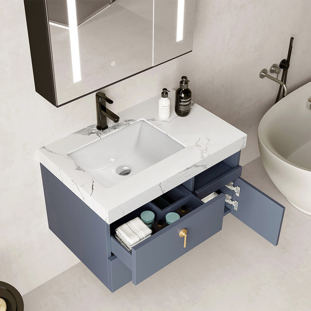 Oakland 16″ x 11″ Biscuit Rectangular Undermount Ceramic Bathroom Sink with Overflow Drain – Model# LVU1612-B